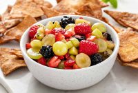 Fresh Fruit Salsa Recipe with Lime and Cilantro