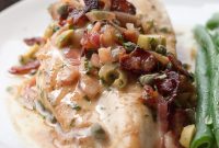 Chicken with Olive Tapenade and Crispy Bacon Recipe