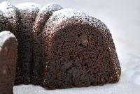 Moist Double Chocolate Chip Bundt Cake