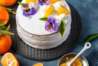 Zesty Eggless Orange Cake Recipe