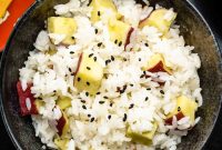 Satsumaimo Gohan: Japanese Sweet Potato Rice Recipe