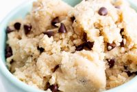 Dairy-Free Coconut Flour Cookie Dough, Vegan, Paleo & GF