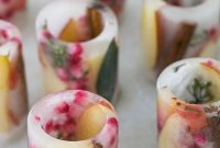 DIY Floral Ice Shot Glasses for Stylish Party Shots