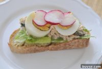 German Open-Faced Tuna and Egg Sandwich Recipe