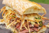 Steak Frites Sandwich Recipe with Crispy Fries