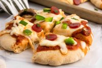 Whole Wheat Mini Pizza Recipe with Hidden Veggies