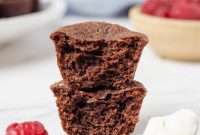 Fudgy Chocolate Sourdough Brownie Bites
