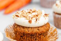 Classic Carrot Cupcakes with Cream Cheese Frosting