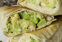 Grilled Chicken and Avocado Burritos