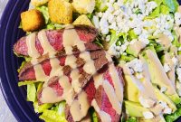 Grilled Steak and Avocado Salad with Lime Cilantro Dressing