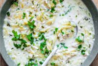 Greek Lemon Chicken and Orzo Soup Recipe