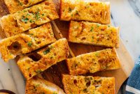 Golden Roasted Garlic Bread Recipe with Herb Butter