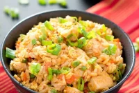 Restaurant Style Spicy Chicken Fried Rice Recipe