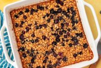 Blueberry Baked Oatmeal Recipe