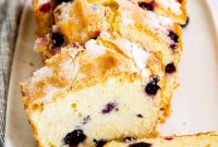 Classic Lemon Blueberry Pound Cake Recipe