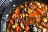 Vegan Stew with Smoked Tofu and Vegetables