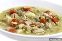Low-Calorie Creamy Chicken and Potato Soup