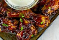 Oven Baked Chipotle Barbecue Wings Recipe