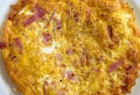 Air Fryer Ham and Cheese Omelet in 10 Minutes