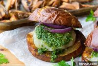Grilled Chimichurri Turkey Burgers
