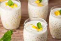 Creamy Mango Sago Pudding with Coconut Milk