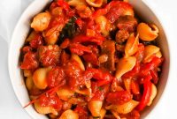 Creamy Vegan Cajun Pasta with Smoky Vegan Sausage