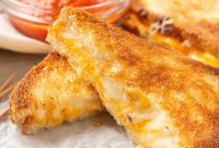 Crispy Air Fryer Grilled Cheese Recipe