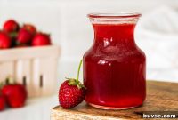 Homemade Small-Batch Strawberry Syrup Recipe