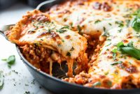 Quick One-Pan Skillet Lasagna Recipe