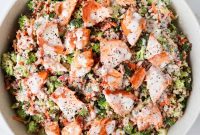 Salmon and Broccoli Quinoa Salad Recipe