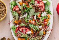 Roasted Butternut Squash and Pomegranate Salad