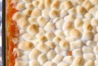 Sweet Potato Casserole with Toasted Marshmallows Recipe