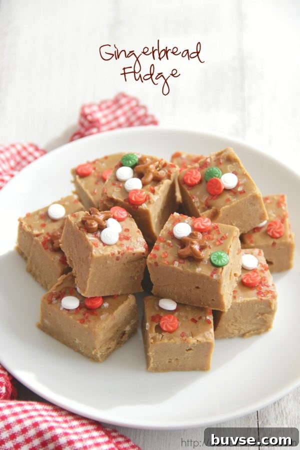 Gingerbread Fudge