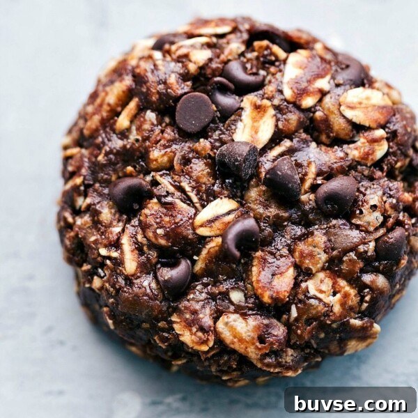 Chocolate Peanut Butter Breakfast Cookies