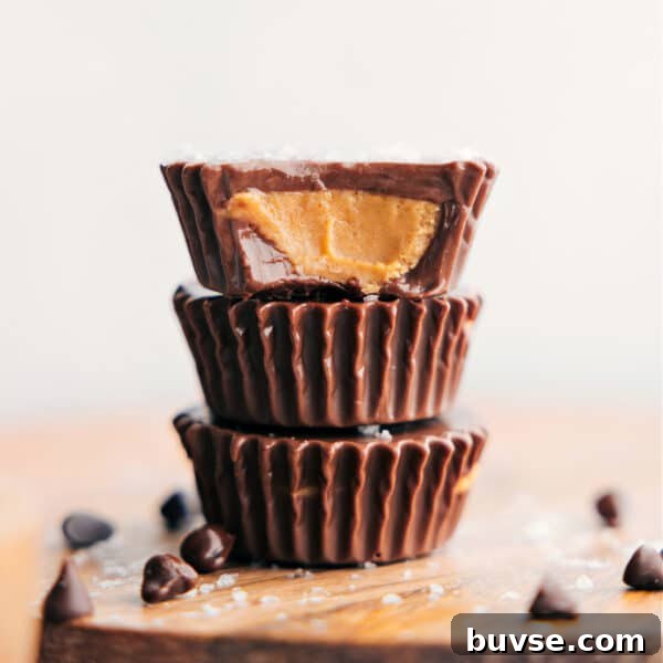 Homemade peanut butter cups