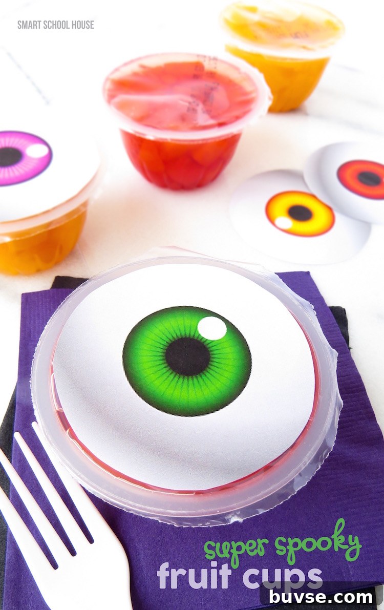 Super Spooky Eyeball Fruit Cups