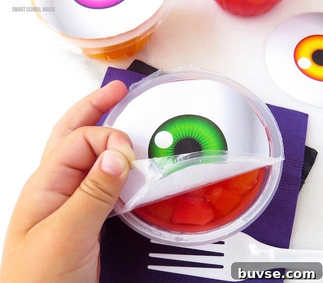 Super Spooky Eyeball Fruit Cups