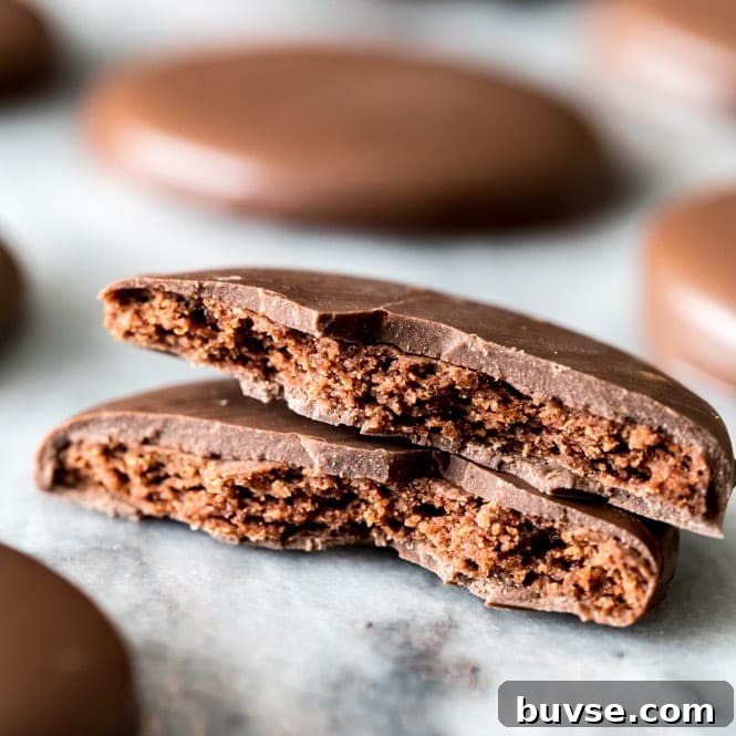 Cookies encased in chocolate shell
