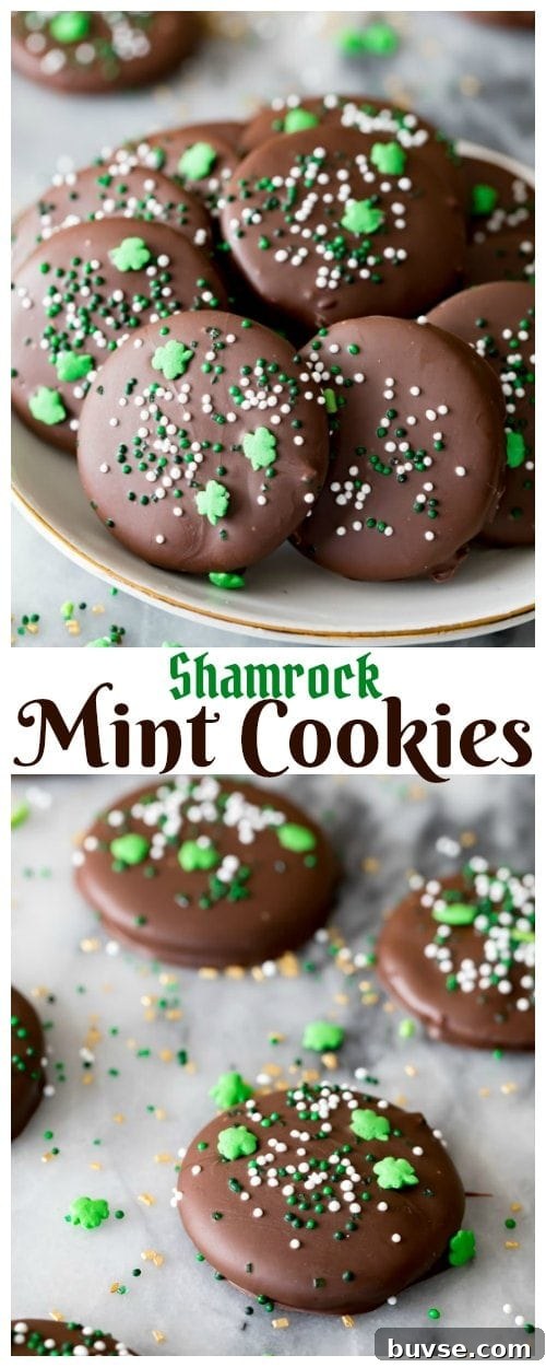 Shamrock Mint Cookies