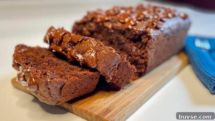 Double Chocolate Zucchini Bread 2 Chocolate Zucchini Bread