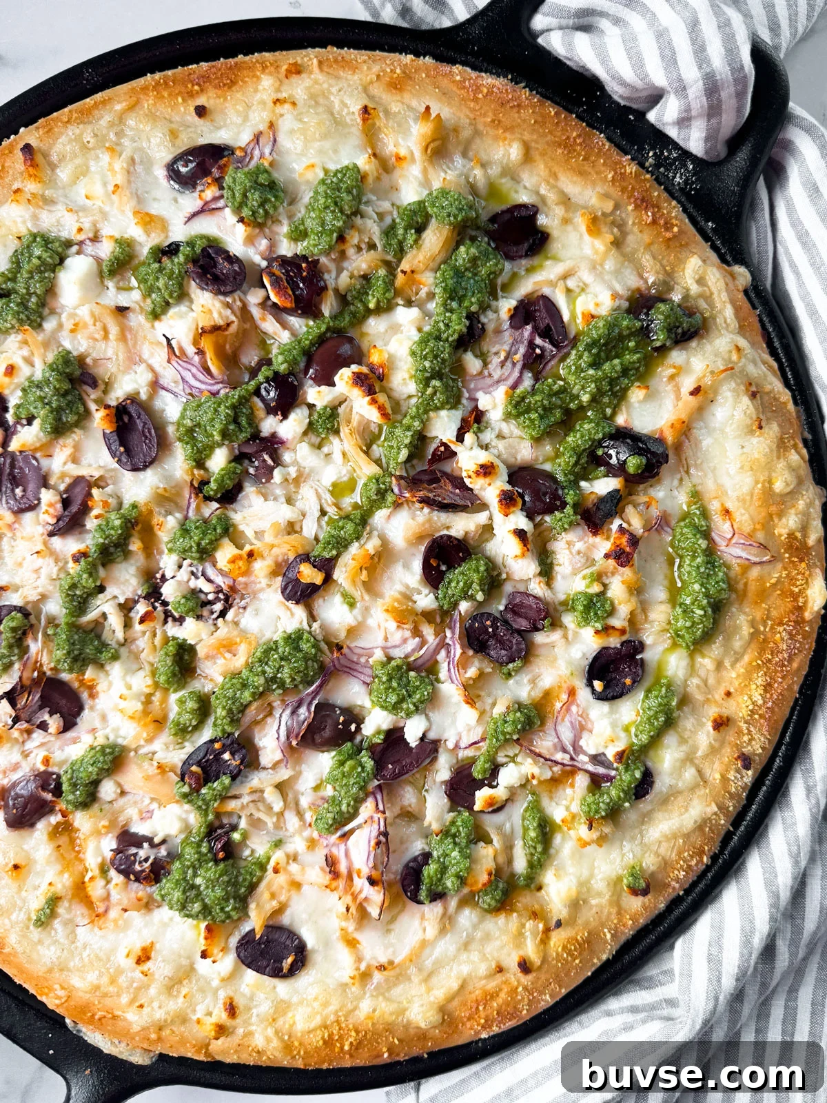 Pesto Chicken Pizza