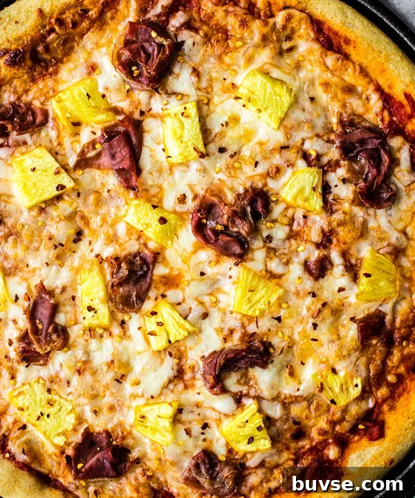 Hawaiian Pizza with Prosciutto