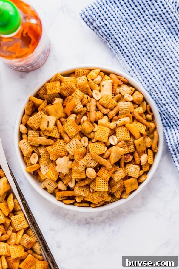 Homemade Sriracha Chex Mix Recipe 6 chex party mix