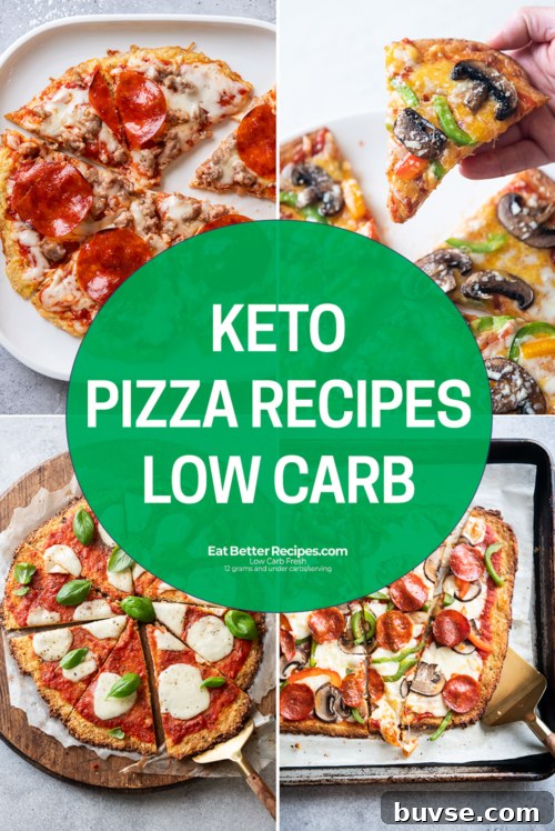 Recipes for Keto Pizza Low Carb on EatBetterRecipes.com Keto Pizza Recipes