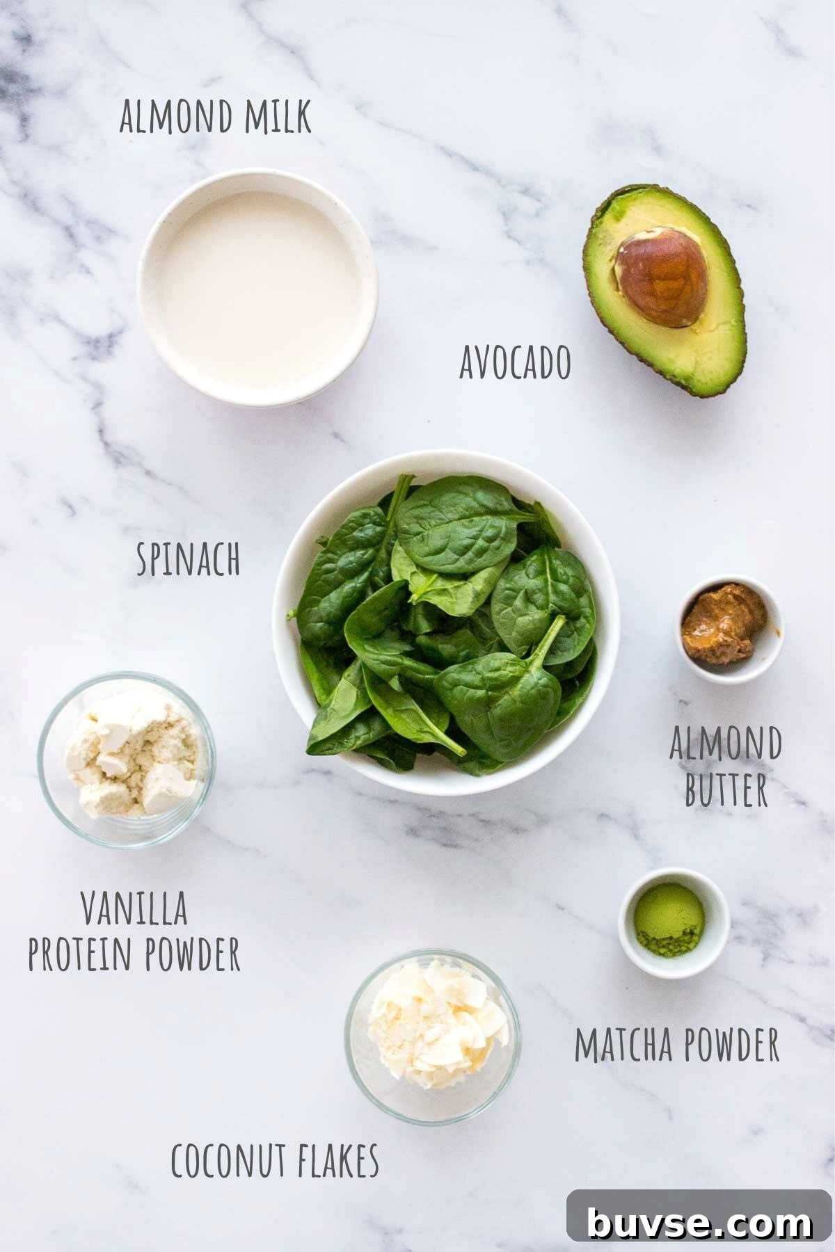 Matcha Protein Shake Recipe for Energizing Mornings 3 Matcha Protein Shake ingredients