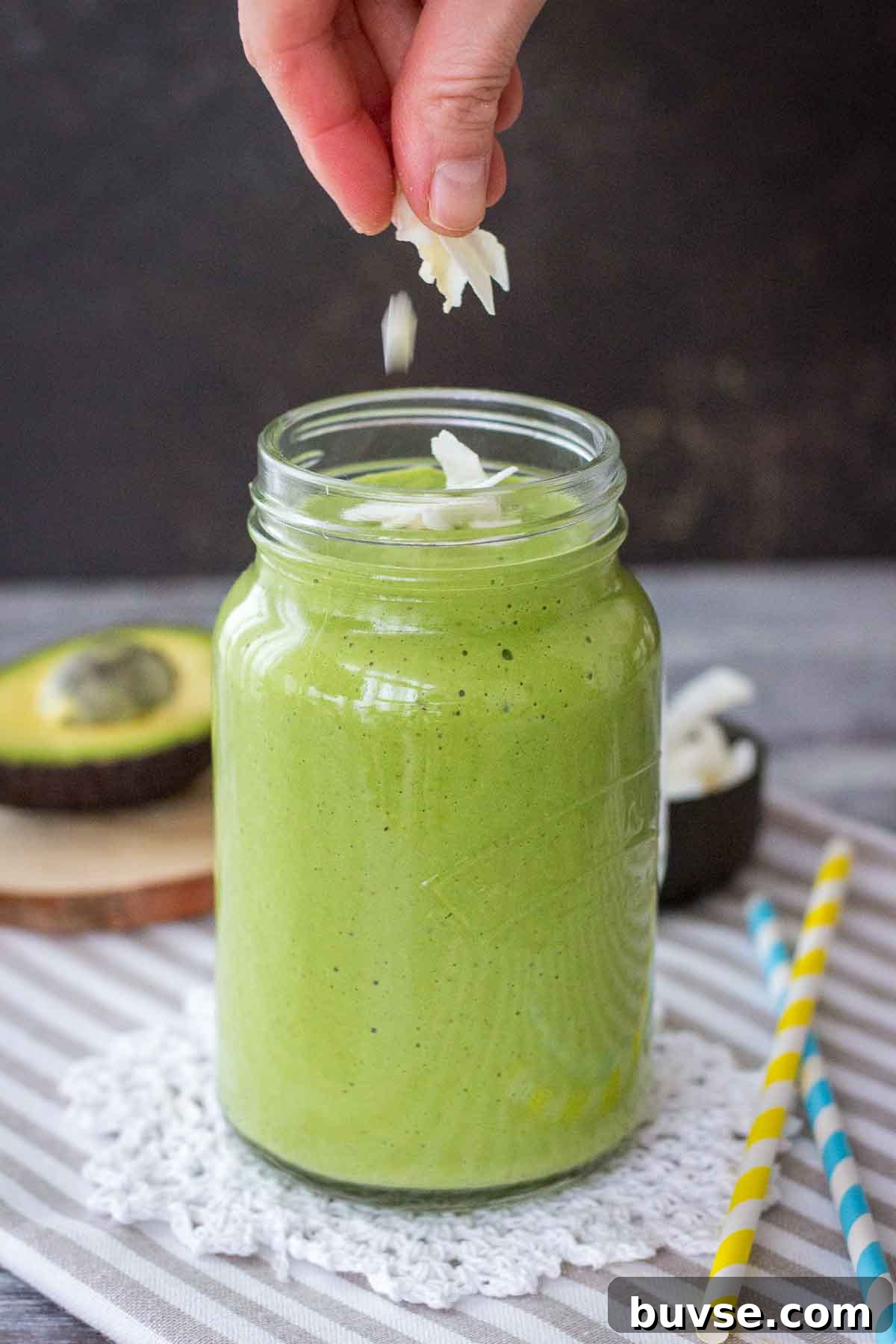 Matcha Protein Shake Recipe for Energizing Mornings 5 Topping matcha green tea shake with coconut