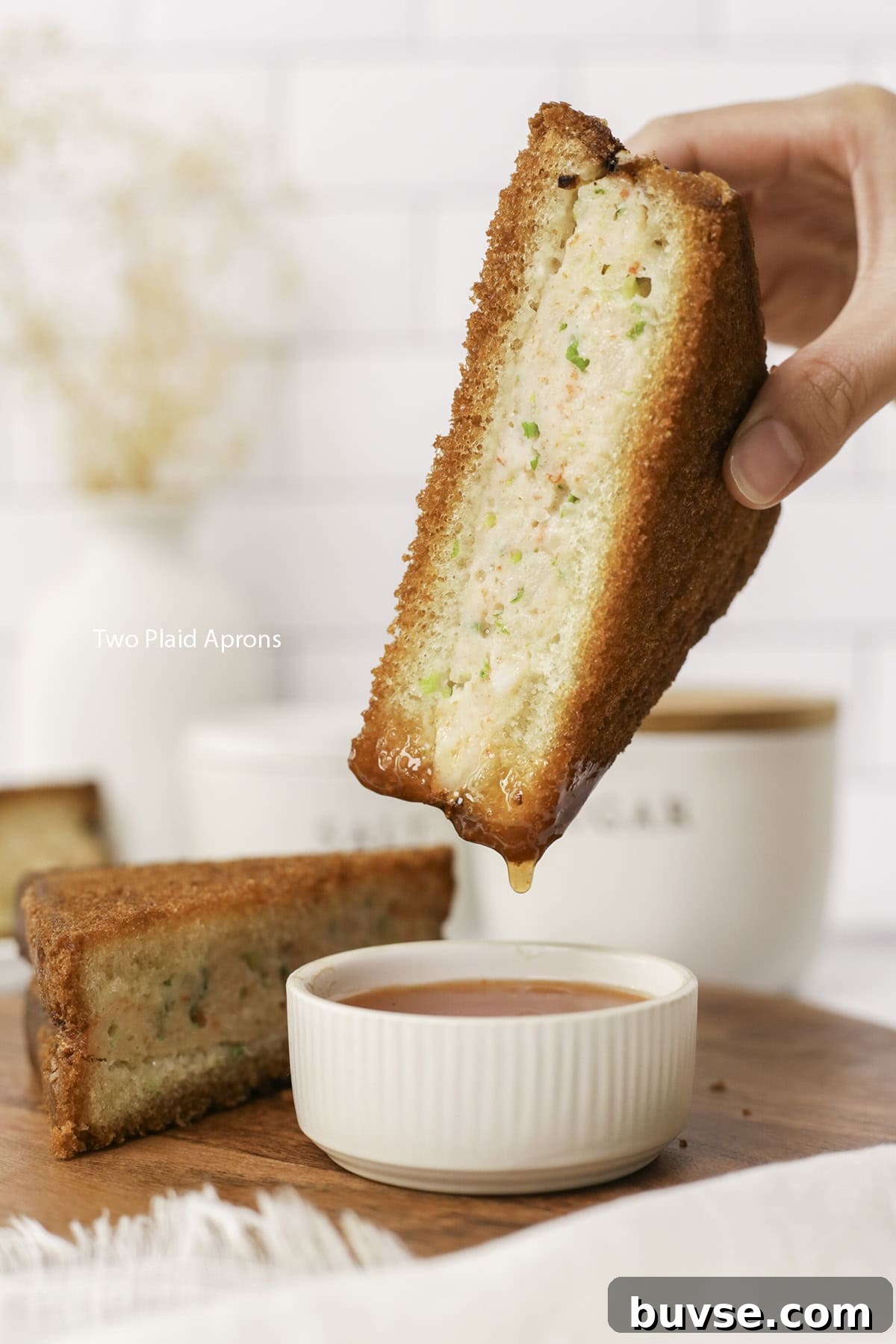 Stored shrimp toasts