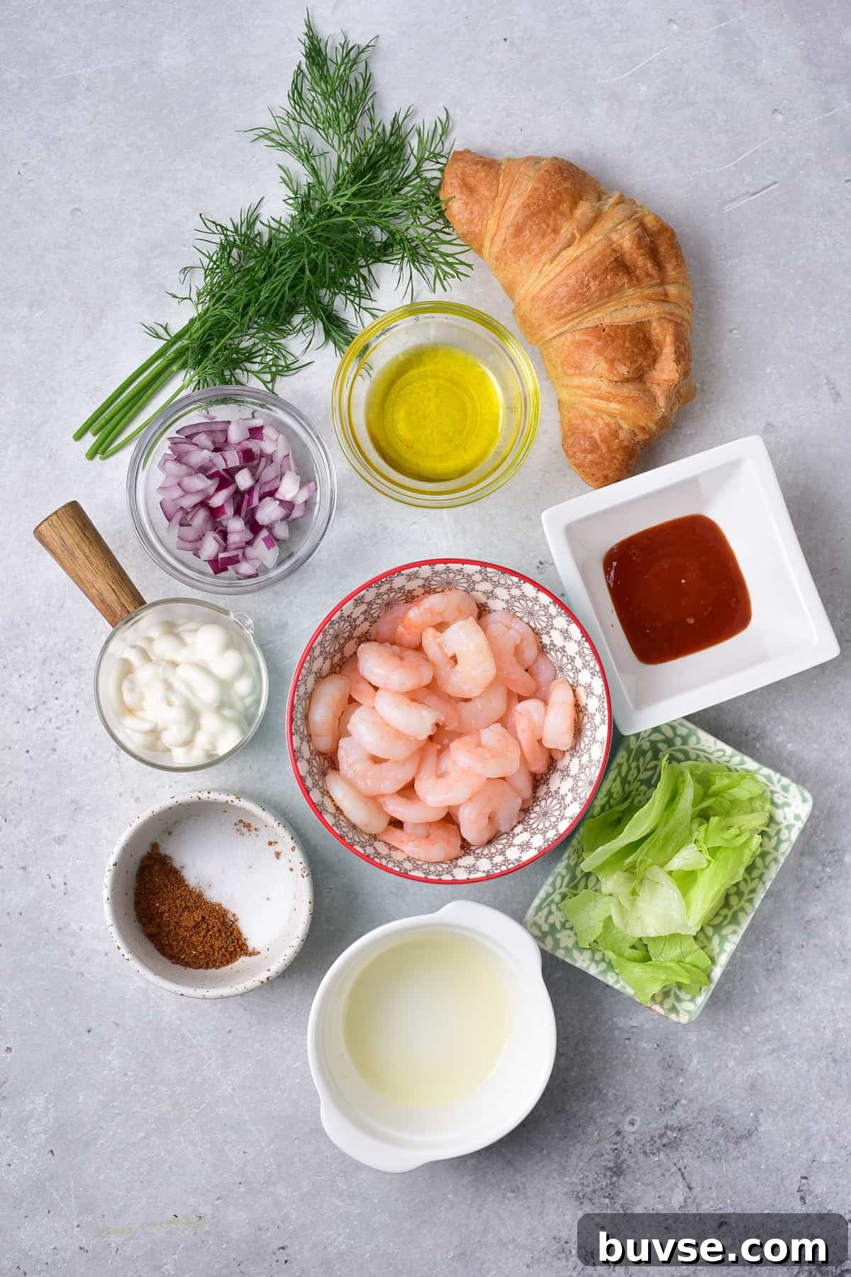 Zesty Old Bay Shrimp Salad Recipe with Lemon and Celery 3 Ingredients to make the recipe.