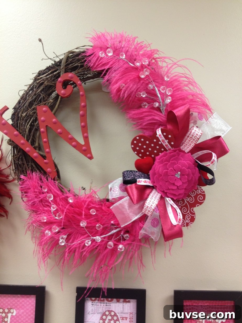 PTO Teachers Lounge Valentine wreath