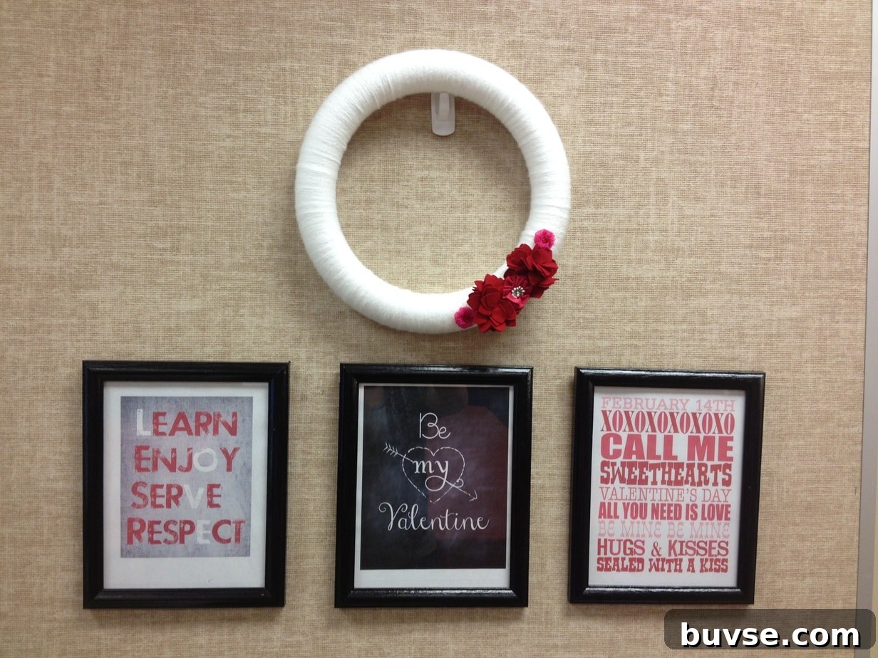 PTO Teachers Lounge Valentine subway art